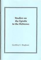 Studies on the Epistle to the Hebrews